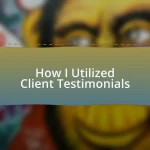 How I Utilized Client Testimonials