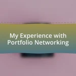 My Experience with Portfolio Networking